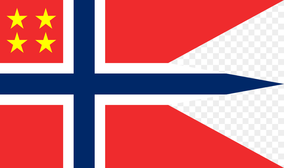 Norwegian General Rank Flag Clipart Png Image