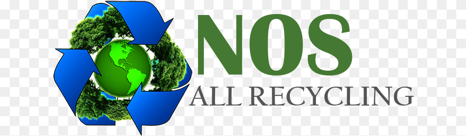Nos All Recycling Logo Paradies Der Tiere Vinyl Record, Green, Recycling Symbol, Symbol, Plant Free Png