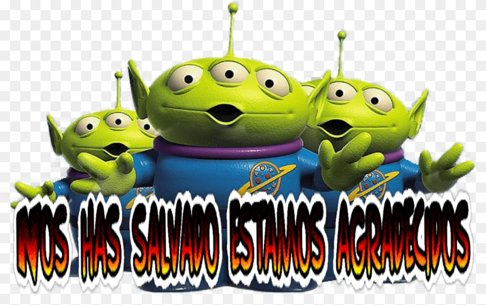 Nos Has Salvado Estamos Agradecidos Laoban300 Toy Story Alien Free Png Download