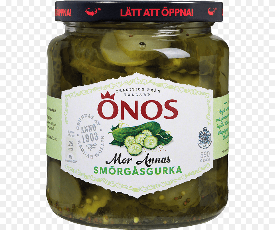Nos Mor Annas Sliced Cucumber Nos Hjortronsylt, Food, Pickle, Relish Free Transparent Png
