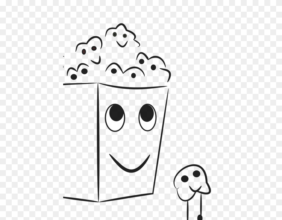 Nose Popcorn Smile Happy Imagination Cuteness, Nature, Night, Outdoors, Astronomy Png Image