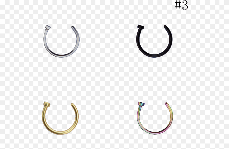 Nose Rings On Storenvy Transparent Tumblr Nose Nose Piercing Transparent, Horseshoe, Smoke Pipe Free Png Download