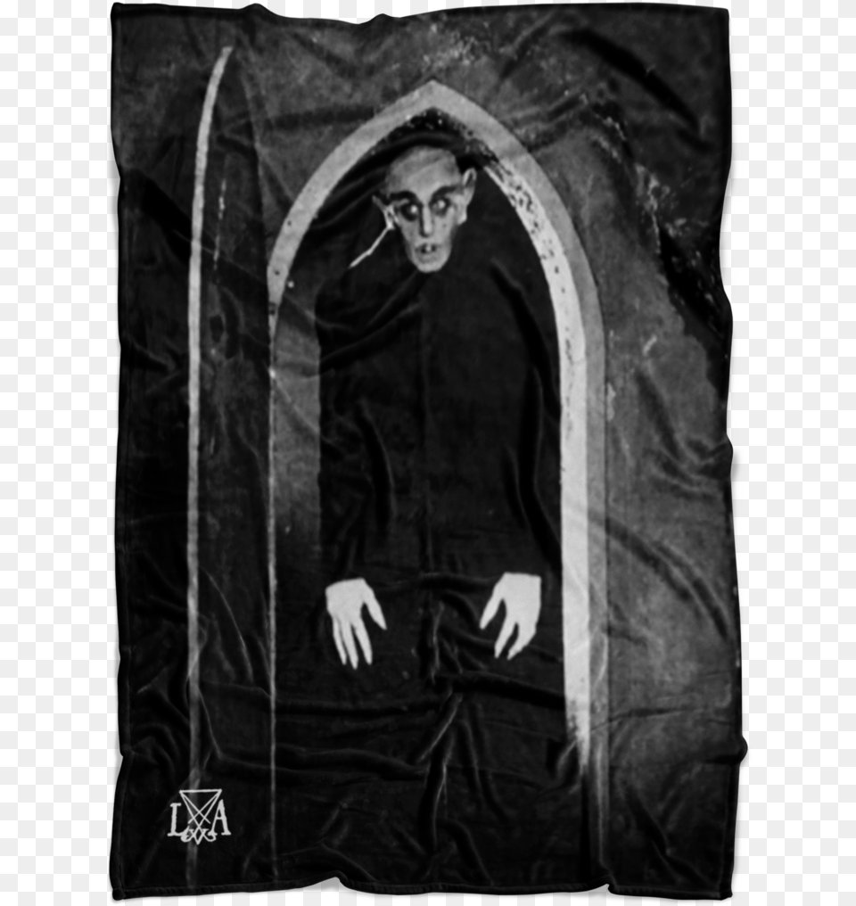 Nosferatu Vampire Blanket Nosferatu, Fashion, Adult, Person, Man Png