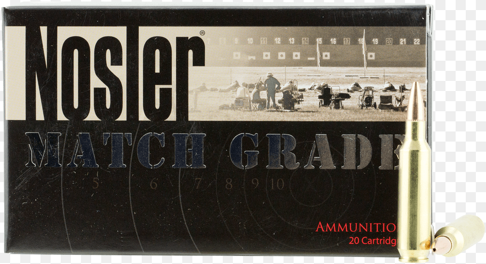 Nosler 22 Nosler Ammunition Match Grade 77 Grain 300 Wsm Nosler Accubond, Weapon, Person, Mortar Shell, Bullet Png