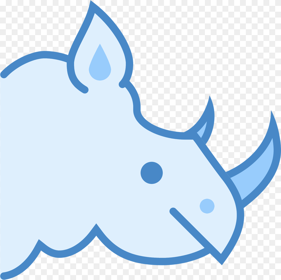 Nosoroec Icon Rhinoceros, Animal, Mammal, Fish, Sea Life Free Png