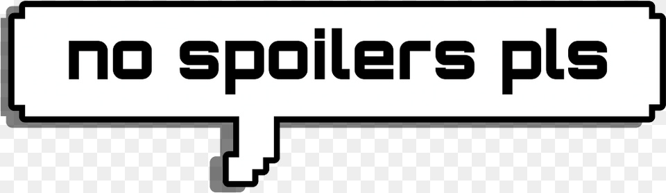Nospoilers Spoiler Speechbubble Pixel Freetoedit Calligraphy, Text, Symbol Free Transparent Png