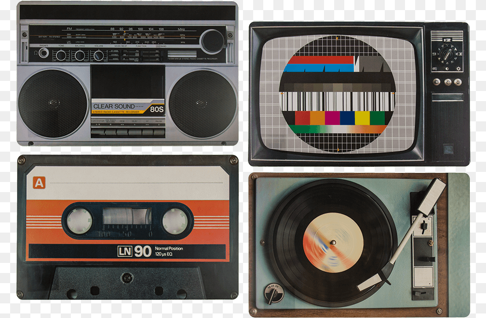 Nostalgia Tv, Electronics, Speaker, Cassette, Computer Hardware Png Image