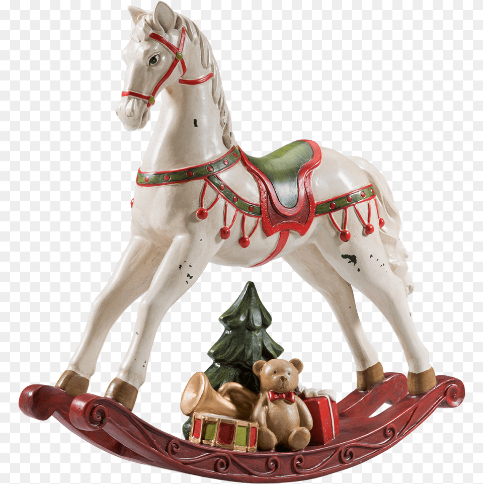 Nostalgic Rocking Horse White Transparent Rocking Horse Clipart, Figurine, Animal, Mammal, Bear Free Png