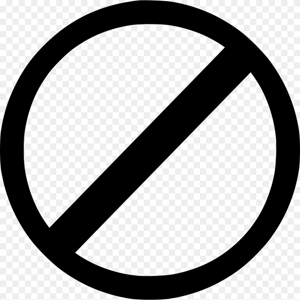 Not Allowed Icon, Sign, Symbol, Road Sign Free Png