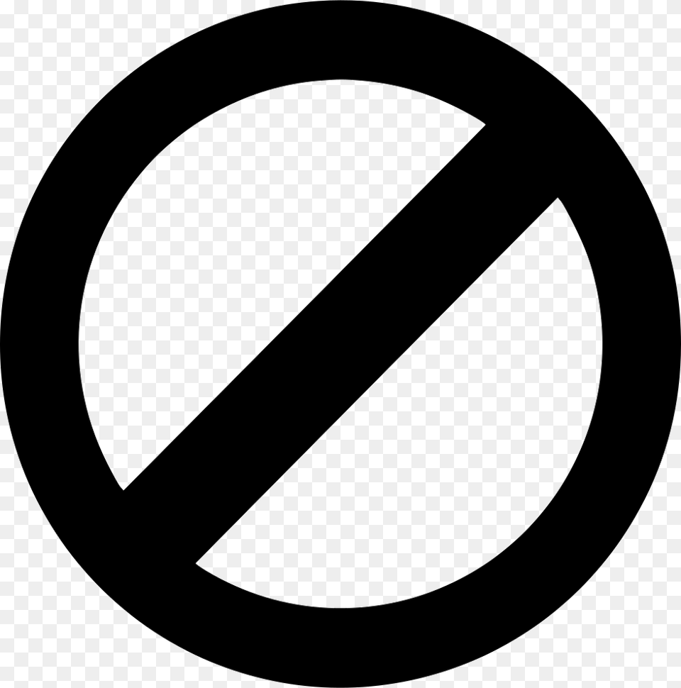 Not Allowed Icon, Sign, Symbol, Road Sign, Disk Png