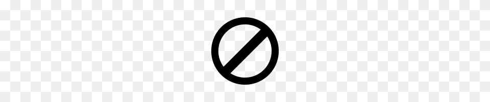 Not Allowed Icons Noun Project, Gray Free Png Download