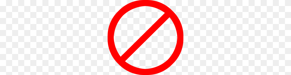 Not Allowed Symbol, Sign, Road Sign Png Image