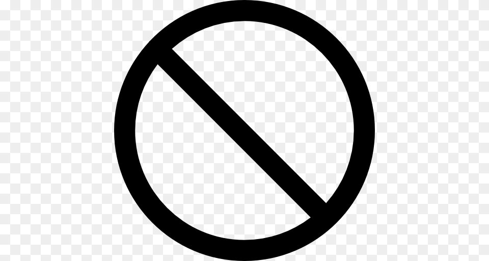 Not Allowed Symbol, Sign, Road Sign Png