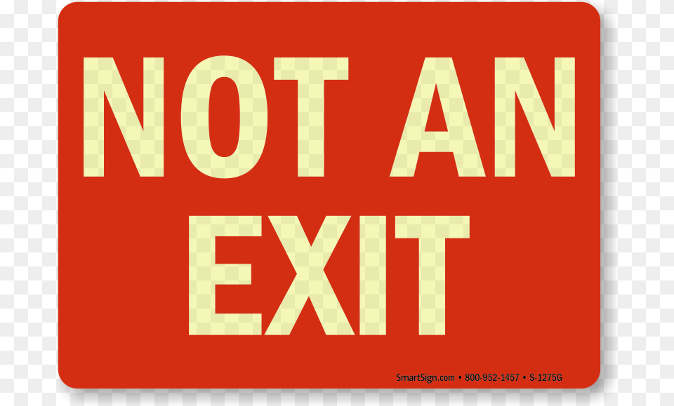 Not An Exit Signs, First Aid, Text Free Png