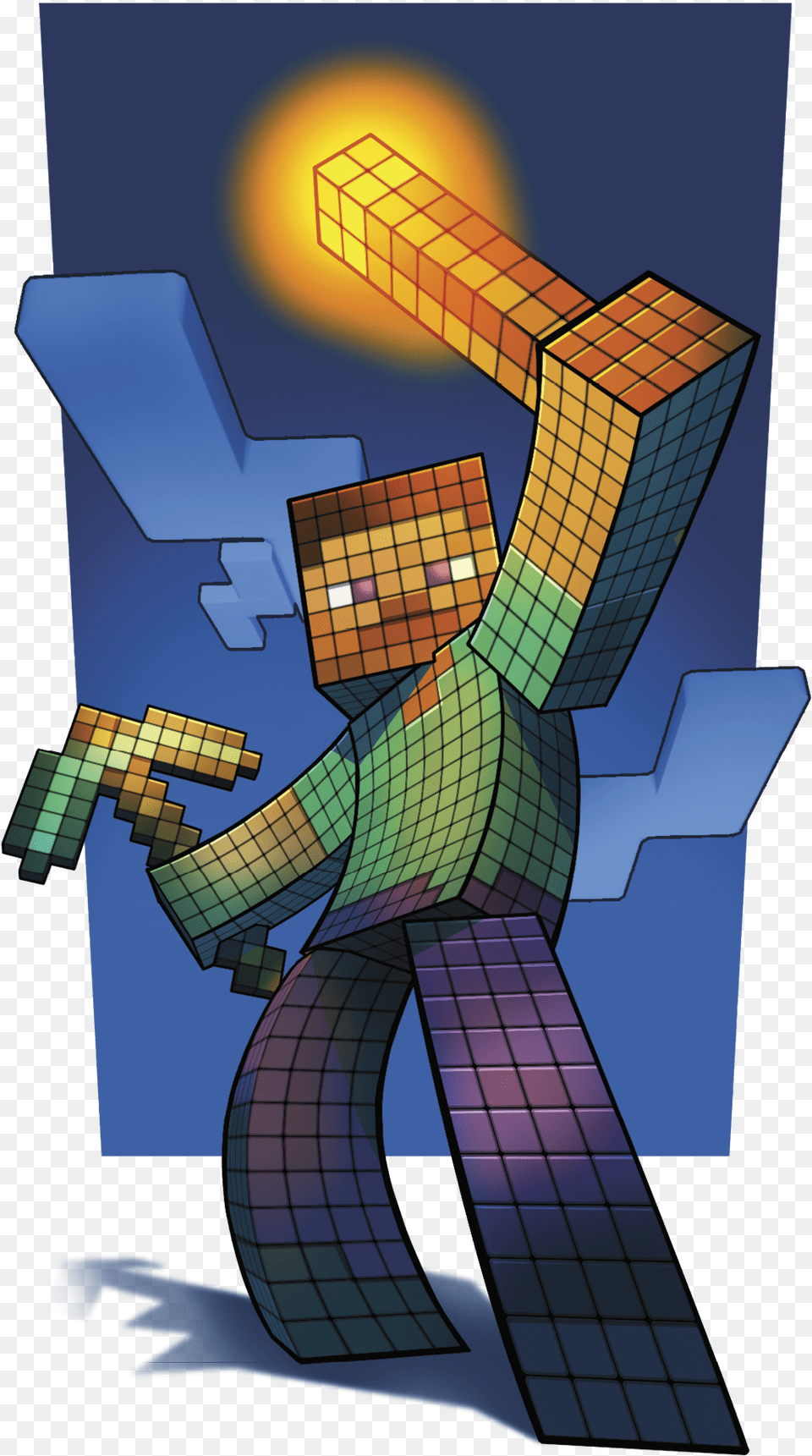 Not An Officially Licensed Minecraft Product Cartoon Png Image