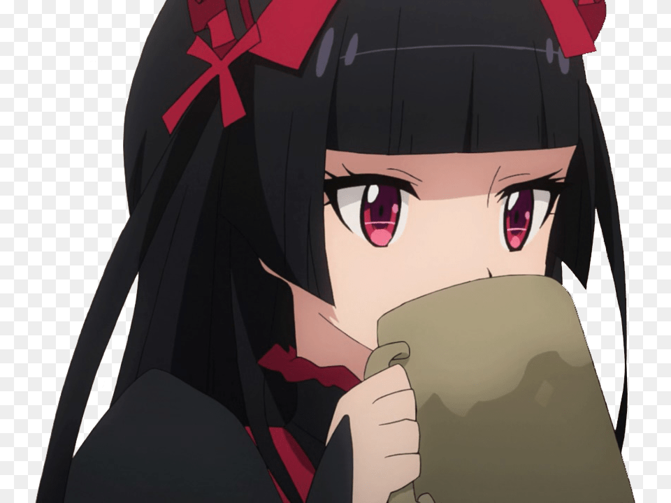 Not Being Gay Yeah Anime Girl Sipping Tea, Adult, Female, Person, Woman Png Image