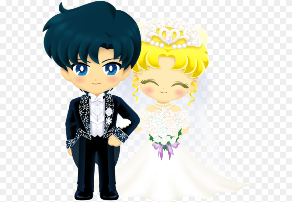 Not Exactly What I Meant By Engaged But Okay Sure Sailor Moon Tuxedo Mask Chibi, Book, Publication, Comics, Adult Free Png Download