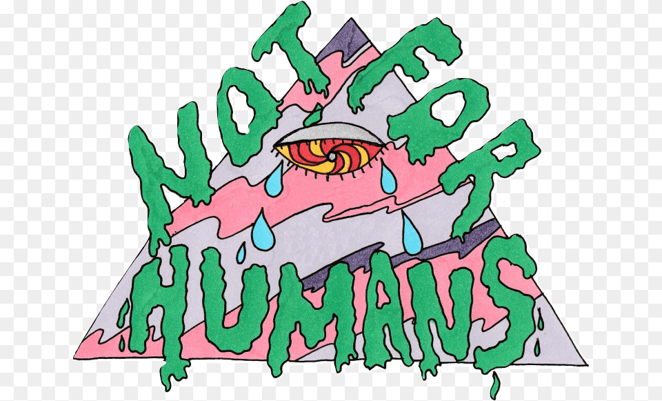 Not For Humans Is An Alternative And Psychedelic Stoner Illustration, Art, Graffiti, People, Person Png