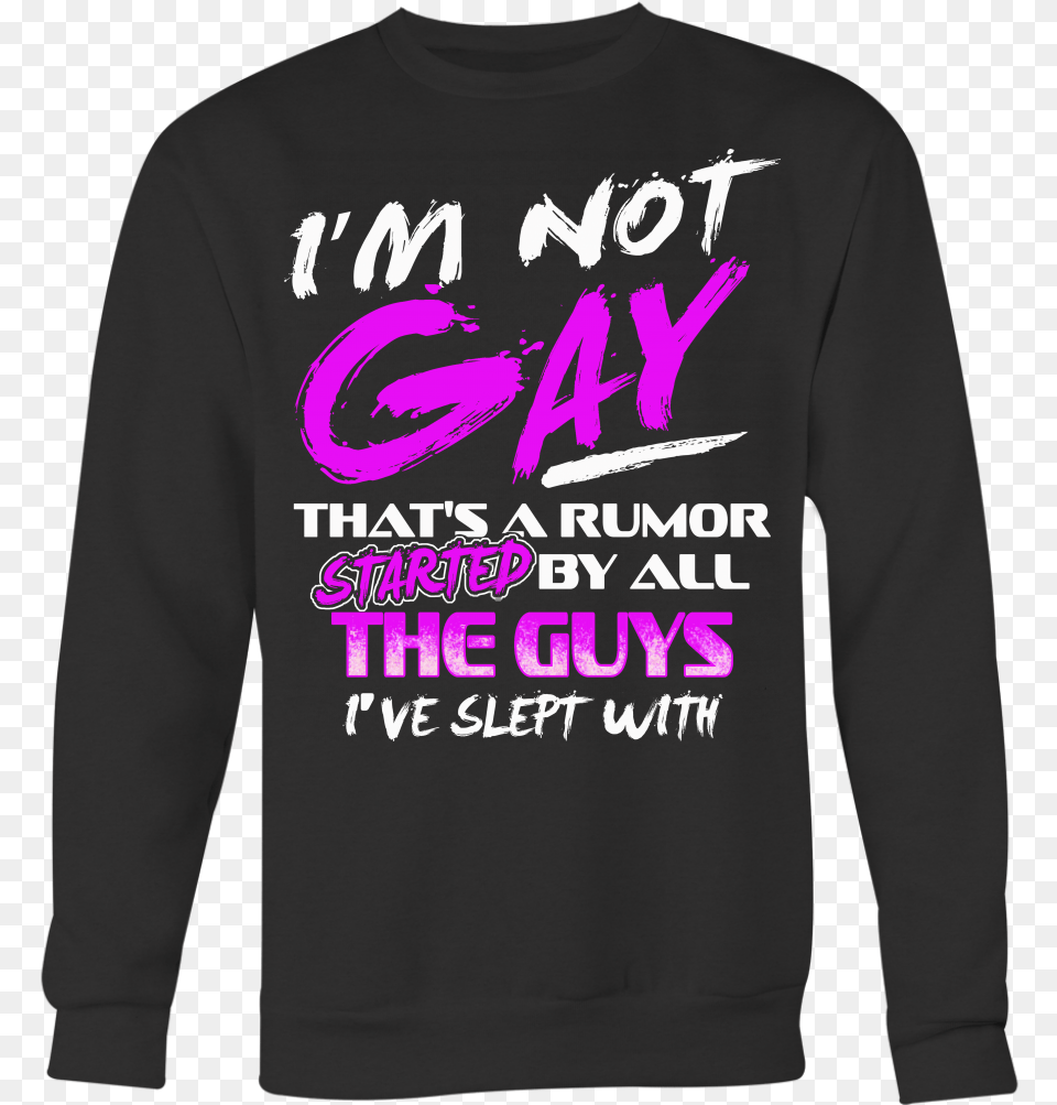 Not Gay Lgbt Shirts Gay Pride Long Sleeved T Shirt, Clothing, Knitwear, Long Sleeve, Sleeve Free Transparent Png