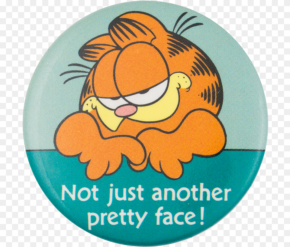 Not Just Another Pretty Face Bch Garfield Cat Party Plates Lunch X8 Birthday Party, Badge, Logo, Symbol, Baby Png