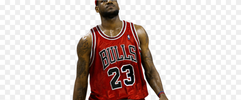 Not Lebron James Chicago Bulls, Clothing, Shirt, Person, Skin Png Image