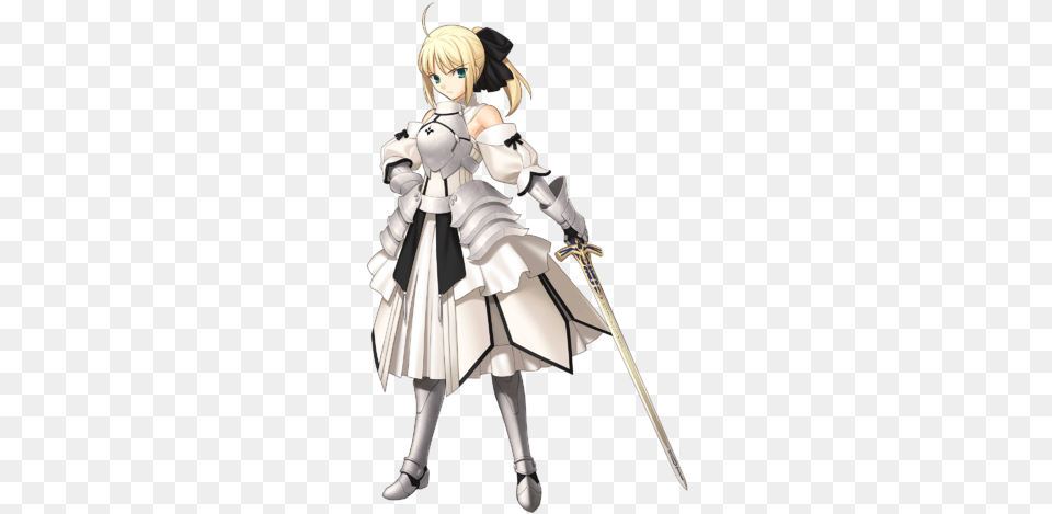 Not My King Arthur Saber Lily Fate Stay Night, Book, Comics, Publication, Weapon Png