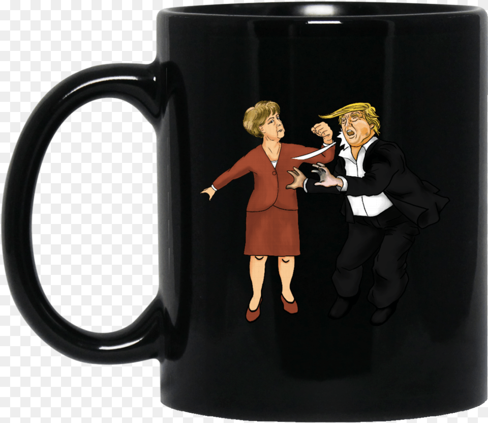 Not My President Mug Angela Merkel Hit Trump Anti Trump, Adult, Person, Female, Woman Free Png Download