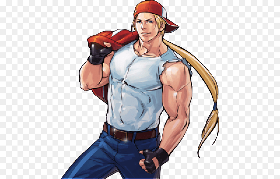 Not Quite As Bishnen Like Andy Or Pretty Boy Like Terry Bogard Kof 2002 Um, Publication, Book, Comics, Person Free Png Download