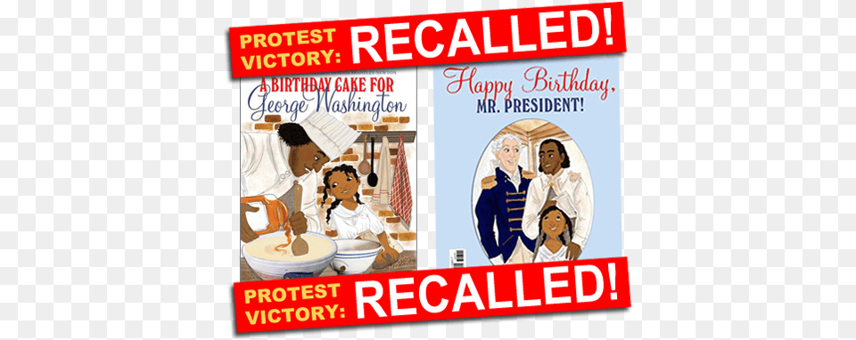 Not Recommended A Birthday Cake For George Washington Birthday Cake For George Washington, Advertisement, Book, Publication, Poster Free Png Download