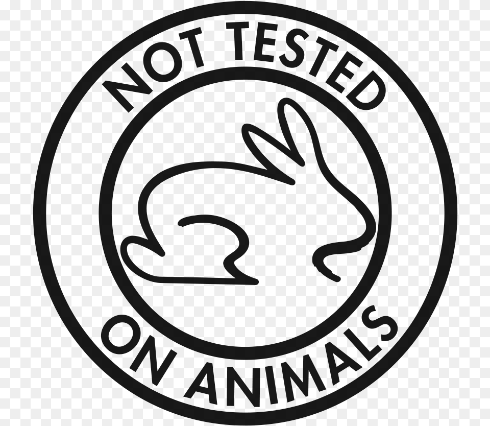 Not Tested On Animals Logo Vector Emblem, Gray Free Transparent Png