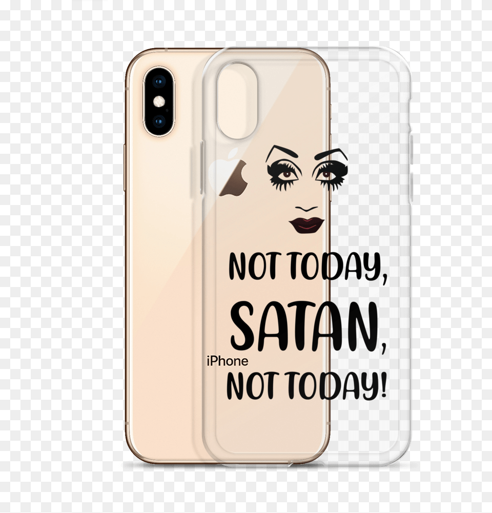Not Today Satan Iphone Case Mobile Phone Case, Electronics, Mobile Phone, Face, Head Free Png