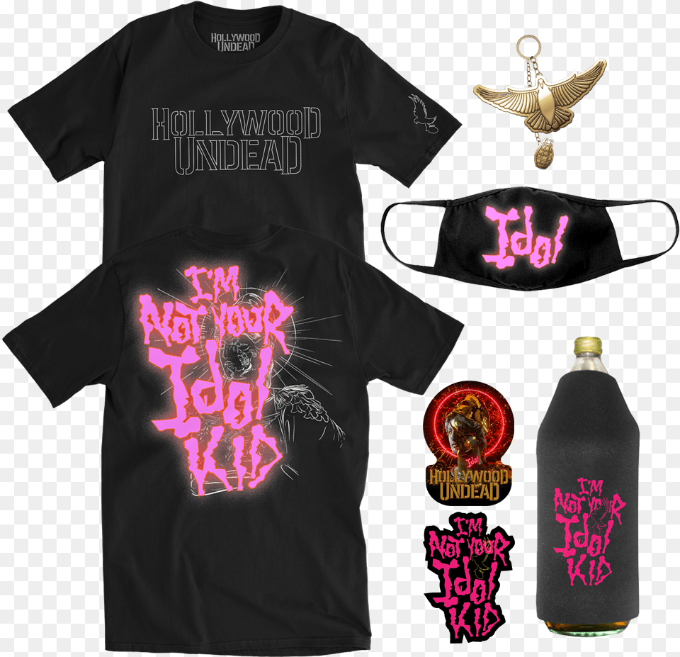 Not Your Idol Tee Bundle Hollywood Undead Idol, Clothing, T-shirt Free Png