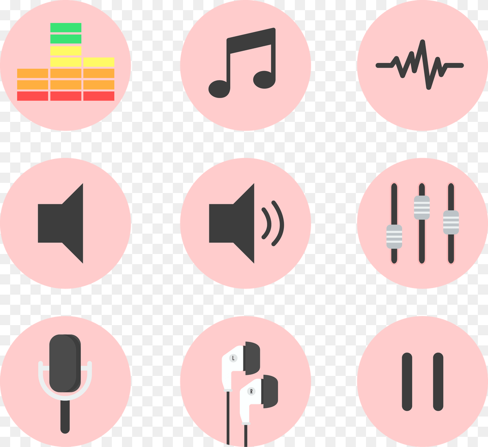 Nota Musical Rosa, Electrical Device, Microphone, Firearm, Weapon Free Png Download