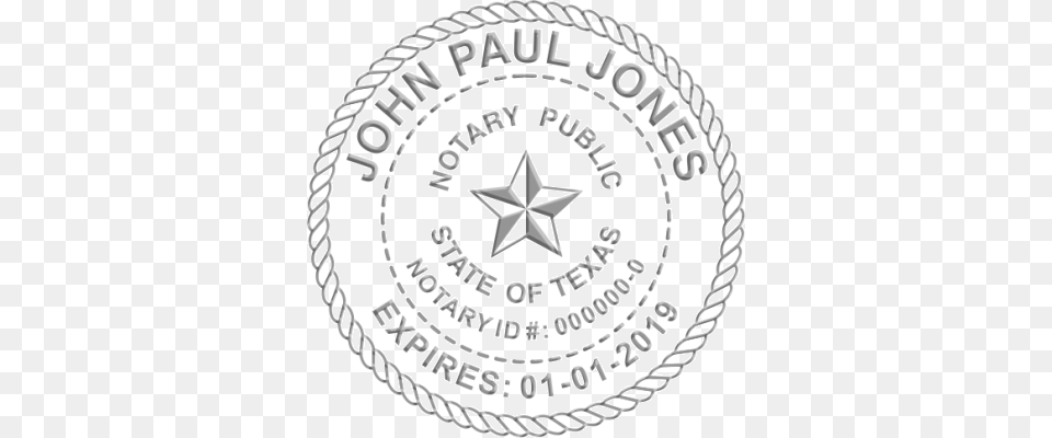 Notary Stamp Embossed State Of Texas Logo Vector, Symbol, Emblem Free Png Download