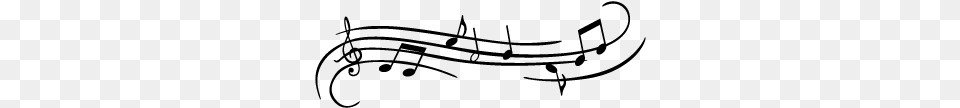 Notas Music Notes, Gray Free Png