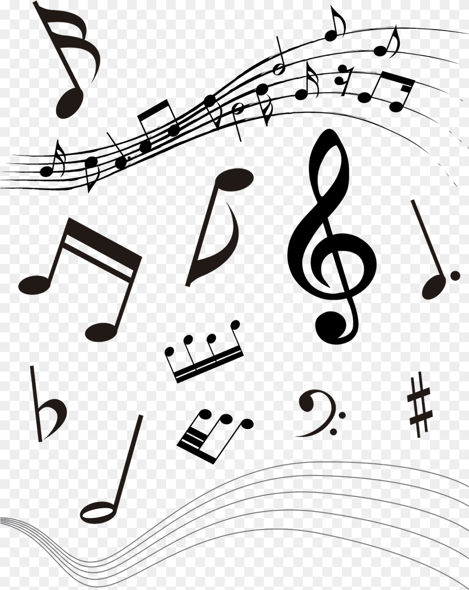 Notas Musicais Vertical, Text Png Image