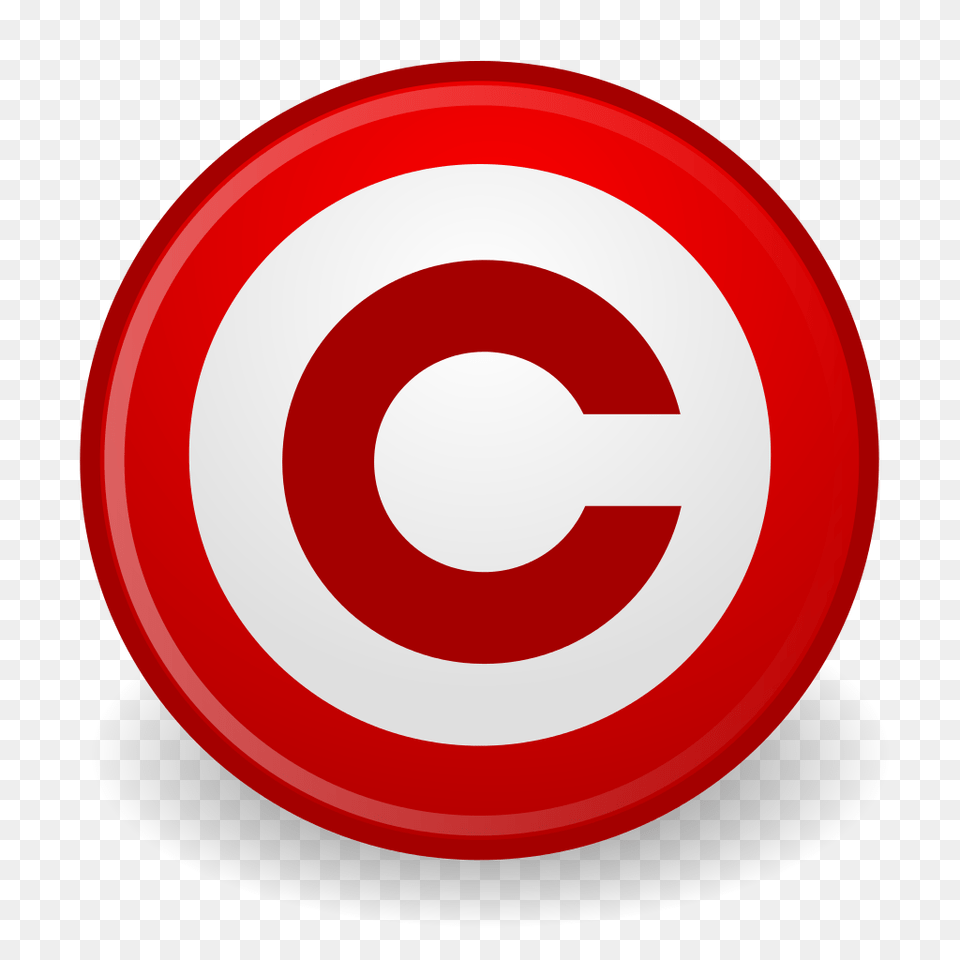 Notcommons Emblem Copyrighted, Road Sign, Sign, Symbol Free Png