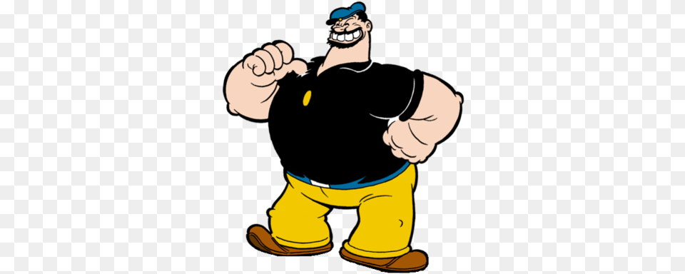 Note Brutus Popeye, Adult, Man, Male, Hand Free Png