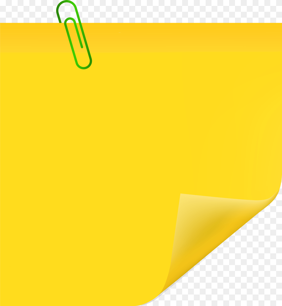 Note Clipart Yellow Sticky Note Clipart, File Binder Free Transparent Png
