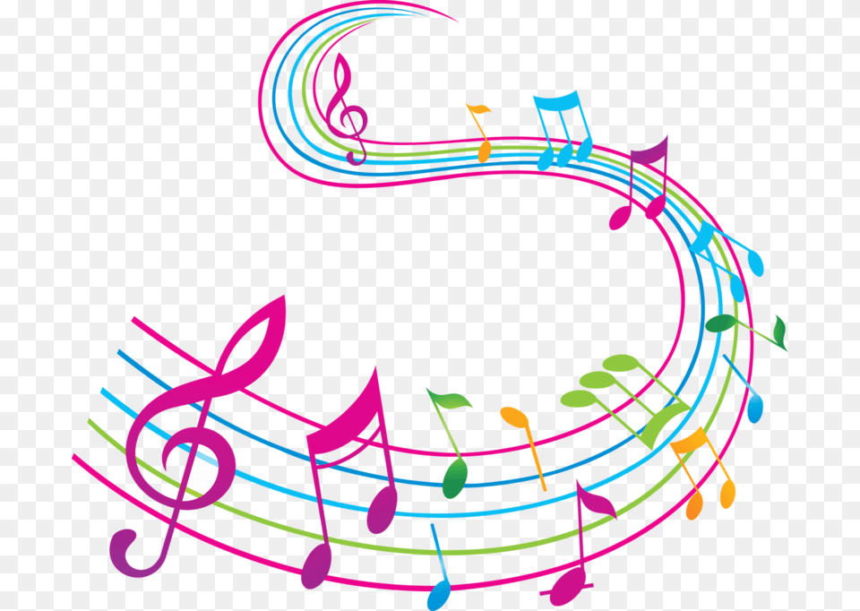 Note De Musique En Couleur, Art, Graphics, Pattern Png Image