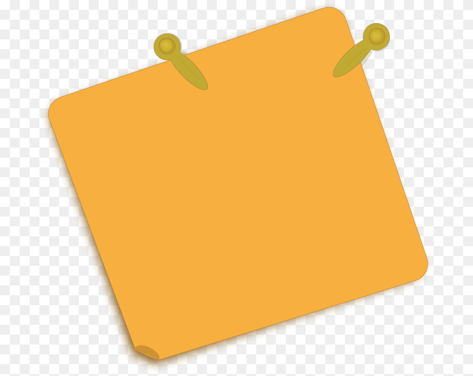 Note Paper With Clips, Text Free Transparent Png