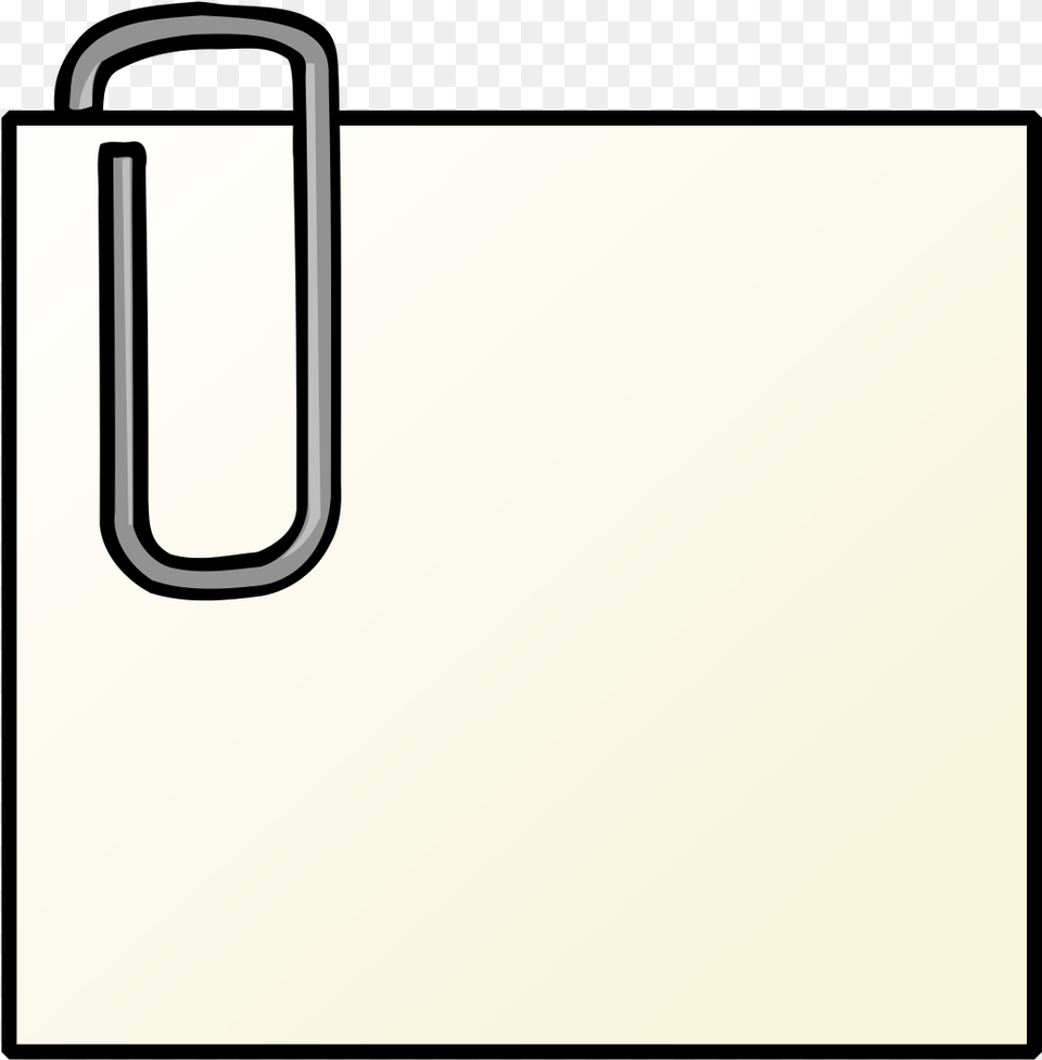 Note With Paperclip Clip Arts, Bag Free Png Download