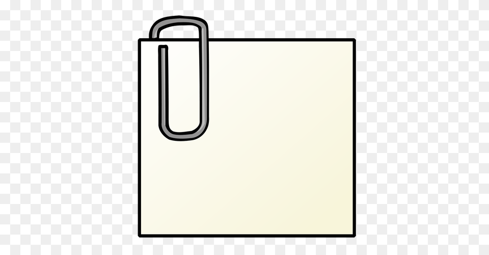 Note With Paperclip Vector Clip Art, Bag, Shopping Bag Png Image