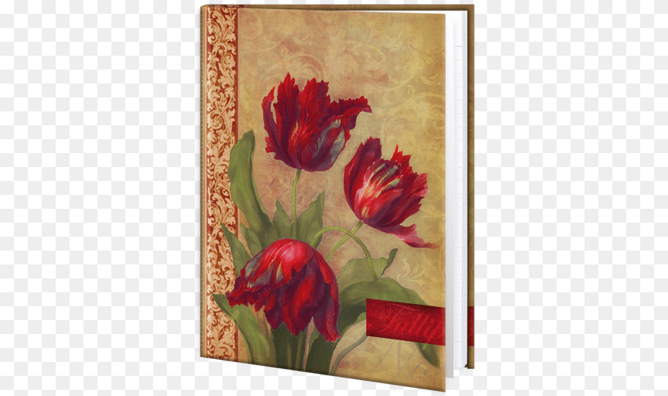 Notebook A5 Argus Spirlov Seit Blok Tullip, Art, Painting, Floral Design, Graphics Free Png