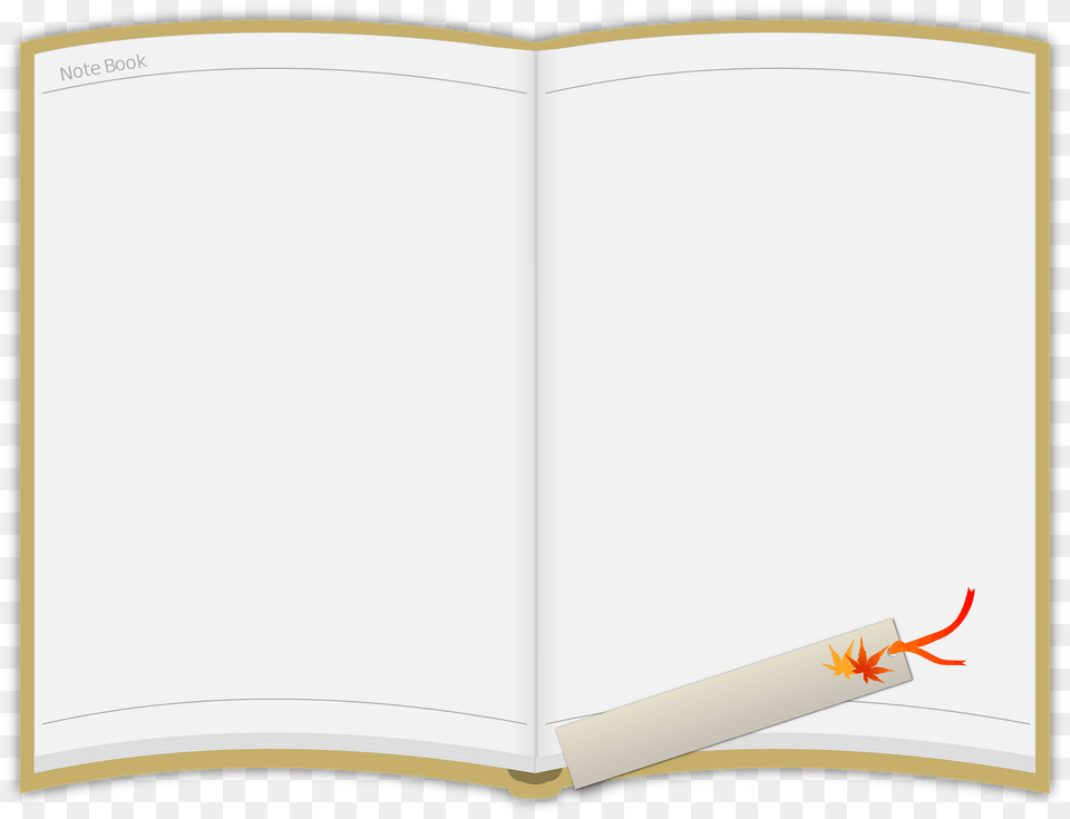 Notebook And Bookmark Clipart, Book, Page, Publication, Text Free Transparent Png