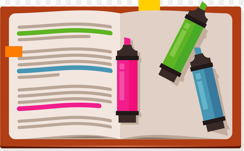 Notebook And Highlighters Clipart, Dynamite, Weapon, Mailbox Free Png