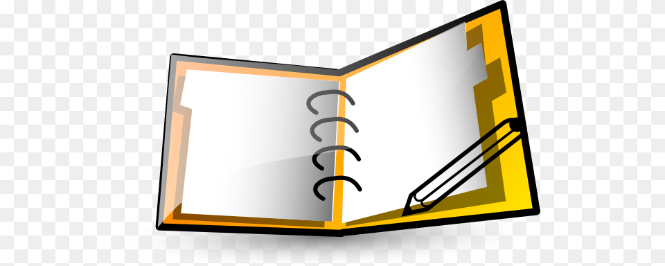 Notebook Clip Art, File Binder, Blackboard Free Transparent Png