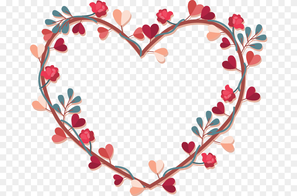 Notebook Happy Valentine Day, Pattern, Flower, Plant, Art Free Transparent Png