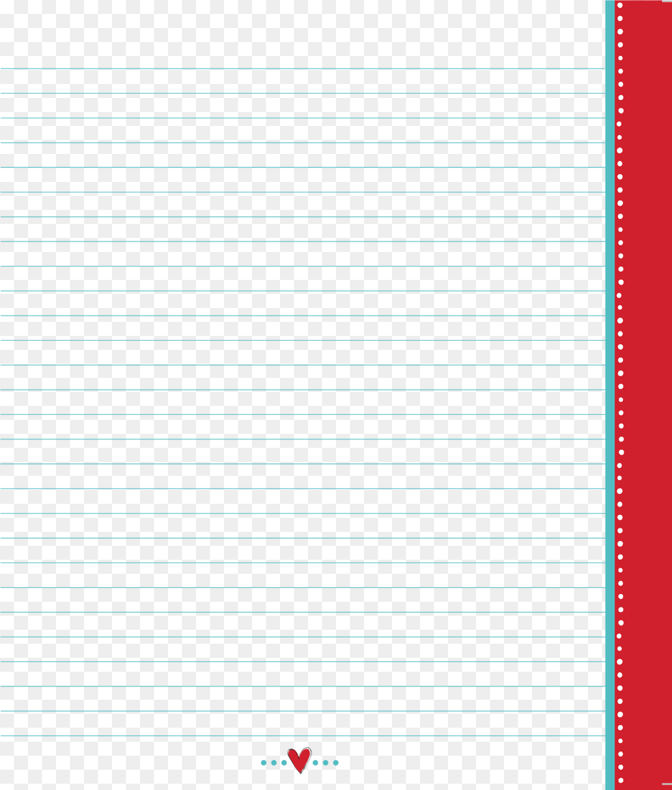 Notebook Hello Today Teal With Red Slope, Page, Text Png Image