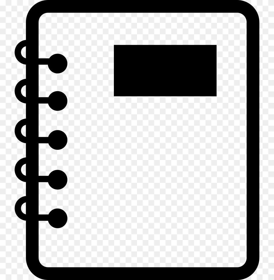 Notebook Of Paper With Spring Icon, Page, Text, Diary Free Png